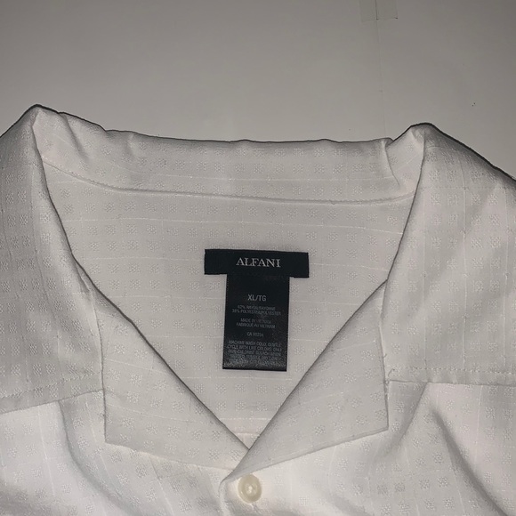 Alfani Men’s Luxury Button Down Casual Shirt Size XL - Picture 3 of 4